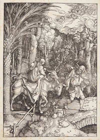 A fuga para o Egito de Albrecht Dürer