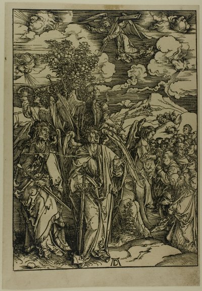 Os Quatro Anjos Mantendo os Ventos, do Apocalipse de Albrecht Dürer