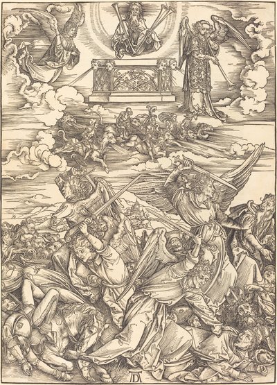Os quatro anjos vingadores de Albrecht Dürer
