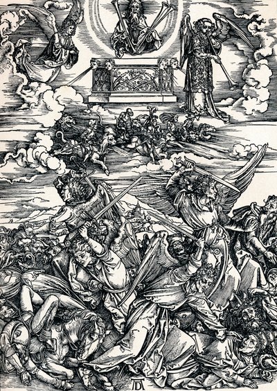 Os Quatro Anjos Vingadores, 1498 1906 de Albrecht Dürer