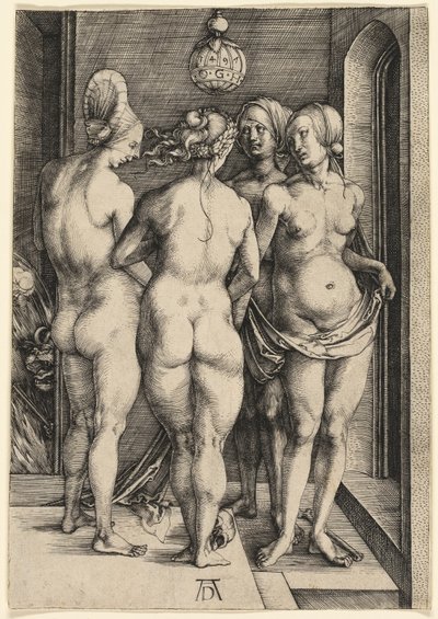 As quatro mulheres nuas de Albrecht Dürer