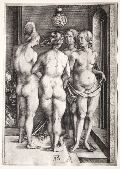 As Quatro Bruxas (Quatro Mulheres Nuas) de Albrecht Dürer