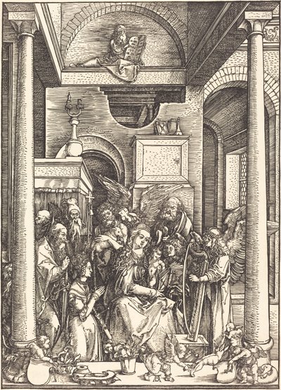 A Glorificação da Virgem de Albrecht Dürer