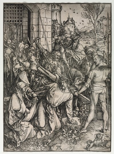 A Grande Paixão: Cristo carregando a Cruz de Albrecht Dürer