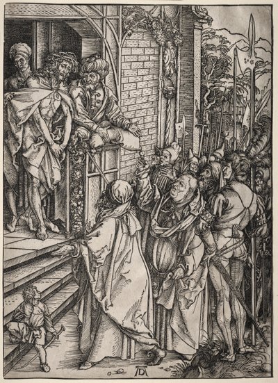 A Grande Paixão: Cristo Mostrado ao Povo de Albrecht Dürer