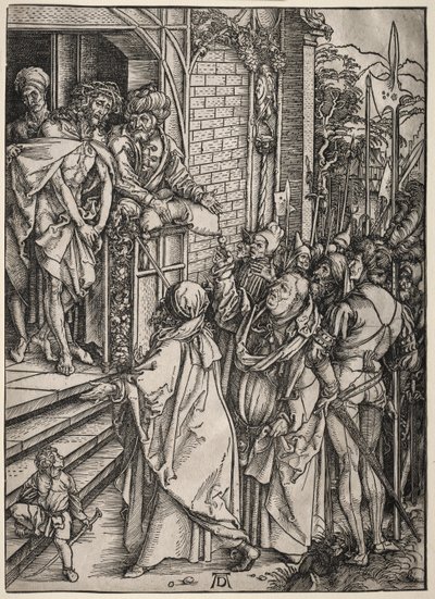 A Grande Paixão: Cristo Mostrado ao Povo. de Albrecht Dürer