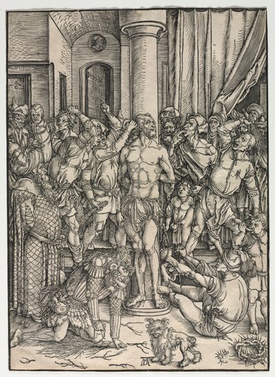 A Grande Paixão: A Flagelação de Albrecht Dürer