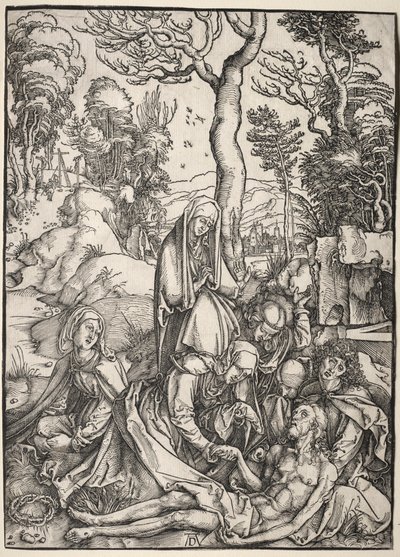 A Grande Paixão:  A Lamentação de Cristo de Albrecht Dürer