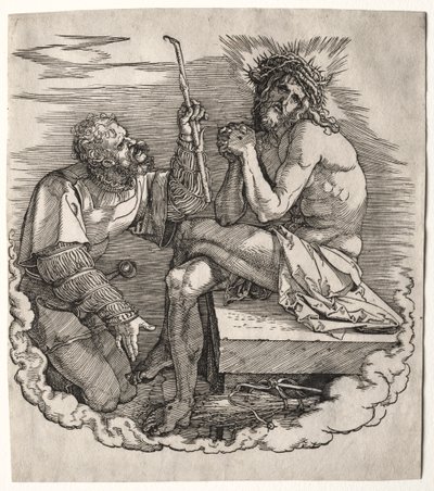 A Grande Paixão: Página de rosto - Cristo, Homem de Dores de Albrecht Dürer