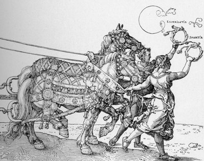 O Grande Carro Triunfal do Imperador Maximiliano, 1523, 1906 de Albrecht Dürer