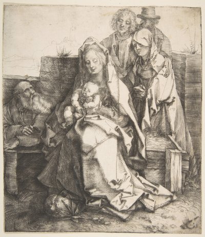 A Sagrada Família, 1512-13. de Albrecht Dürer
