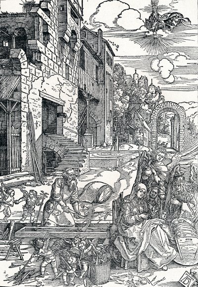 A Sagrada Família no Egito, c1501-1502, 1906 de Albrecht Dürer