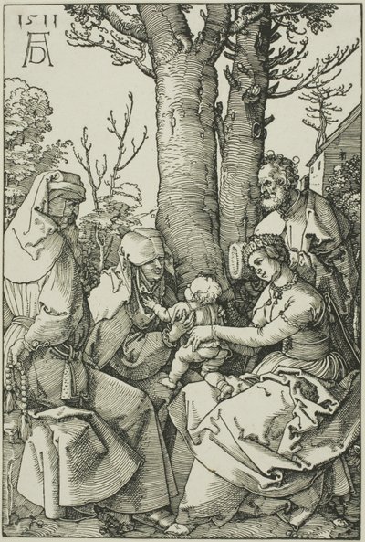 A Sagrada Família com Joaquim e Santa Ana de Albrecht Dürer