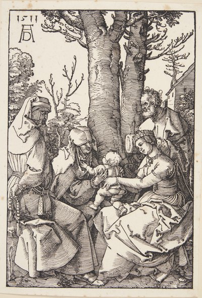A Sagrada Família com Joaquim e Santa Ana de Albrecht Dürer