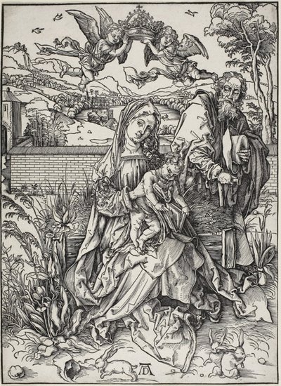 A Sagrada Família com Três Lebres de Albrecht Dürer
