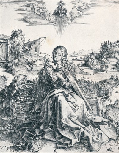 A Sagrada Família com a Libélula, 1495 1906 de Albrecht Dürer
