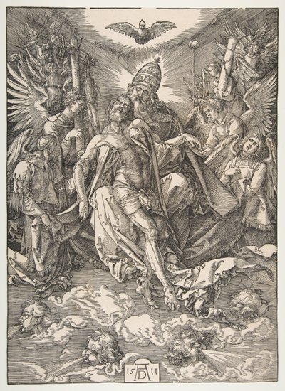 A Santíssima Trindade, 1511. de Albrecht Dürer