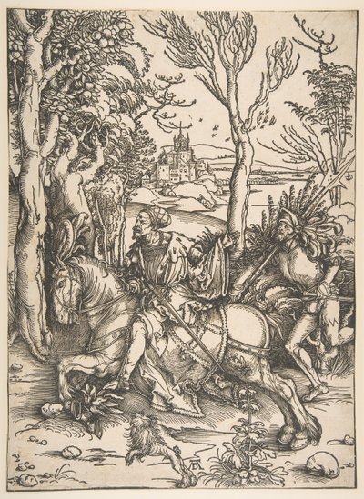 O cavaleiro e o homem de armas.nd de Albrecht Dürer