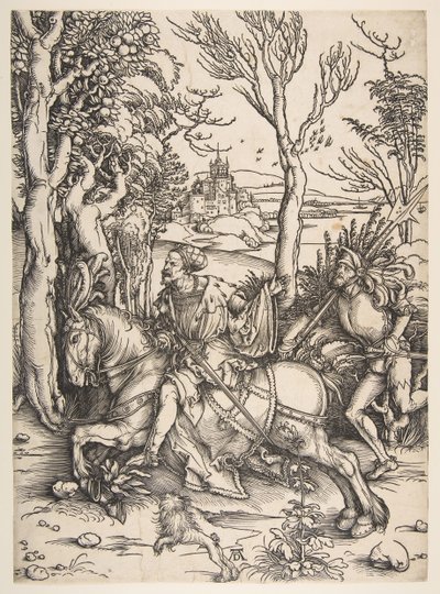 O cavaleiro e o homem de armas.nd de Albrecht Dürer