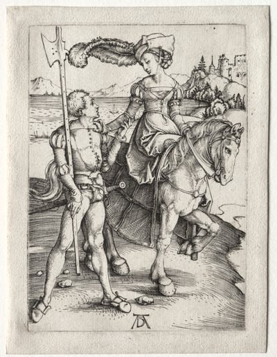 A Dama Montada e o Landsknecht de Albrecht Dürer