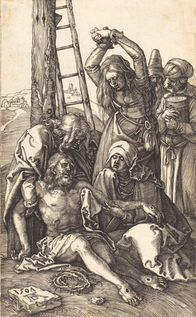 A Lamentação, 1507. de Albrecht Dürer