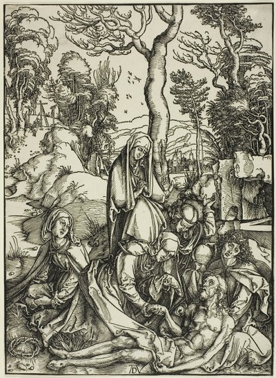 A Lamentação, de A Grande Paixão de Albrecht Dürer