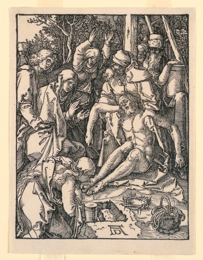 A Lamentação, da série A Pequena Paixão de Albrecht Dürer