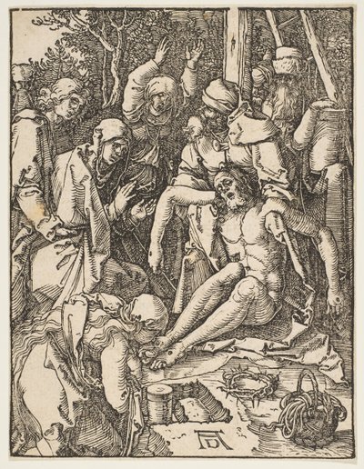 A Lamentação, de A Pequena Paixão, c. 1509. de Albrecht Dürer