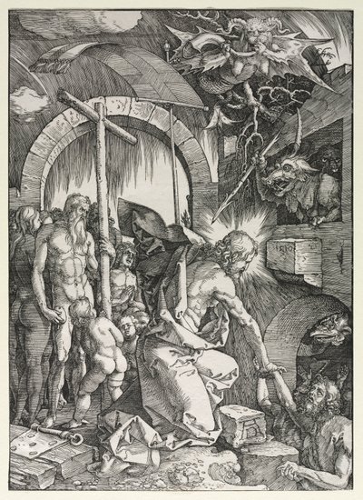 A Grande Paixão: Cristo Descendo ao Limbo, 1510. de Albrecht Dürer