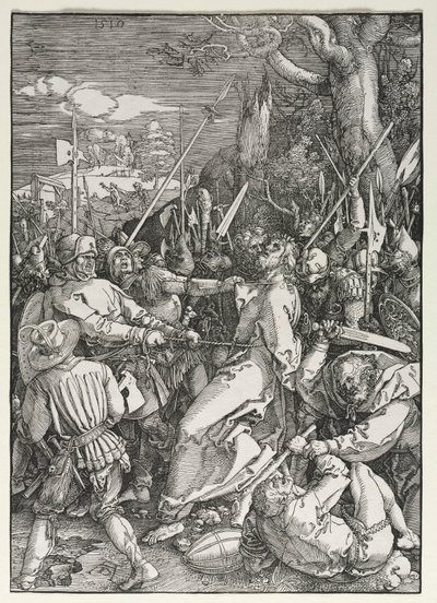 A Grande Paixão: A Traição de Cristo, 1510. de Albrecht Dürer
