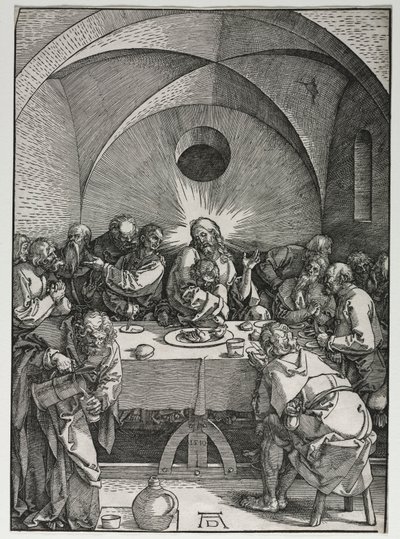A Grande Paixão: A Última Ceia, 1510. de Albrecht Dürer