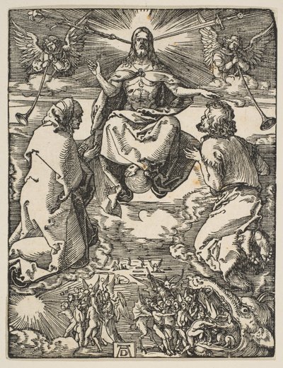 O Juízo Final, de The Small Passion, ca. 1510 de Albrecht Dürer