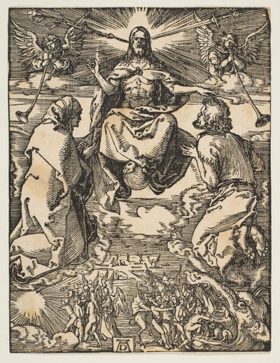 O Juízo Final, de The Small Passion, ca. 1510 de Albrecht Dürer