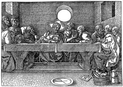 A Última Ceia, 1523, 1936 de Albrecht Dürer