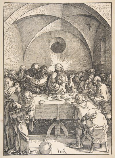 A Última Ceia, de «A Grande Paixão» de Albrecht Dürer