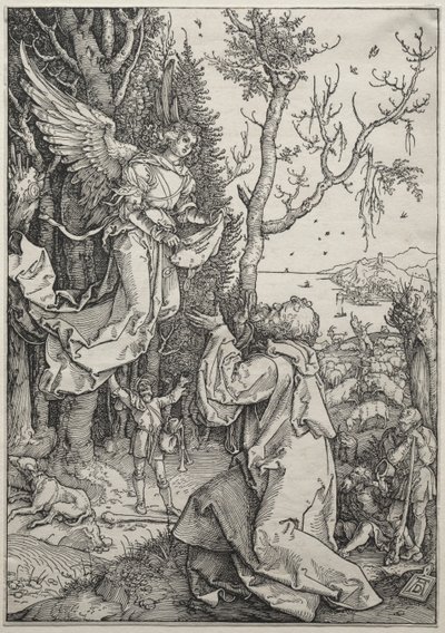 A Vida da Virgem: Joaquim e o Anjo de Albrecht Dürer