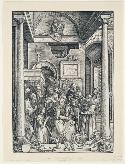 A Vida da Virgem: A glorificação da Virgem de Albrecht Dürer