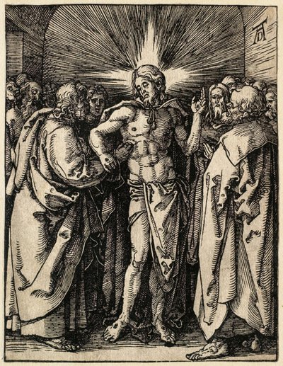 A Pequena Paixão: A incredulidade de Tomé de Albrecht Dürer