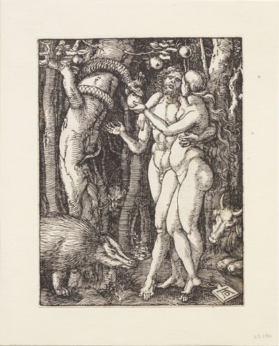 A Pequena Paixão: A queda do homem de Albrecht Dürer
