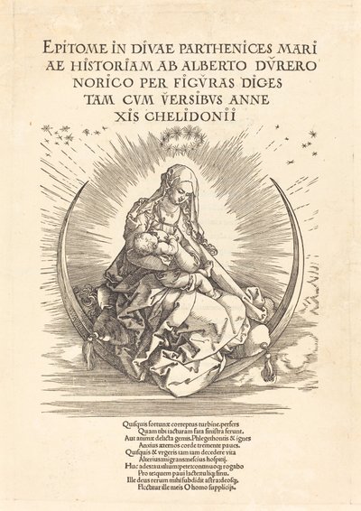 A Madona no Crescente de Albrecht Dürer