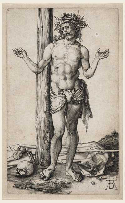 O Homem das Dores (com as mãos levantadas) de Albrecht Dürer