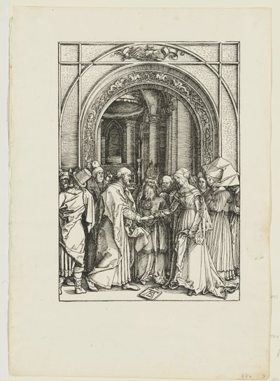 O casamento da Virgem de Albrecht Dürer