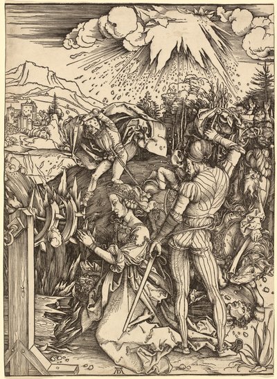 O Martírio de Santa Catarina de Albrecht Dürer