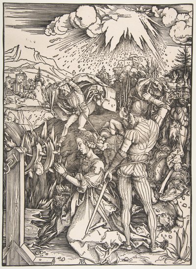 O martírio de Santa Catarina de Albrecht Dürer