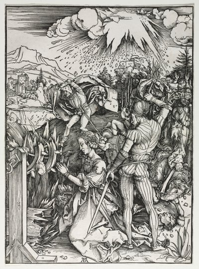 O Martírio de Santa Catarina de Alexandria de Albrecht Dürer