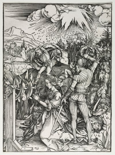 O martírio de Santa Catarina de Alexandria, c. 1497 de Albrecht Dürer
