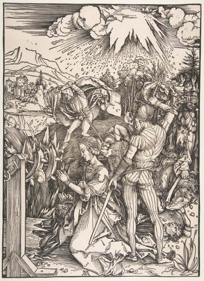 O martírio de Santa Catarina. de Albrecht Dürer