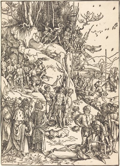 O Martírio dos Dez Mil de Albrecht Dürer
