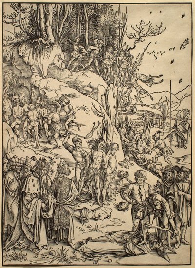 O martírio dos dez mil de Albrecht Dürer
