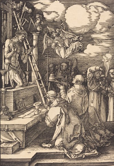 A Missa de São Gregório, 1511. de Albrecht Dürer